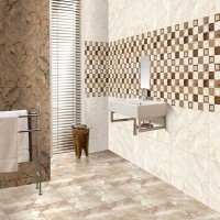 White Kajaria Floor Tiles, Thickness: 10-15 mm,
