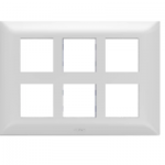 Finolex Modular Plates White Cover Plate – 12 Module