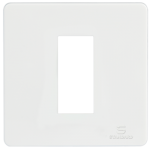 Precions 1-M-COVER-PLATE WHITE