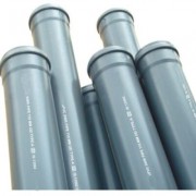 PVC Grey AJAY SWR 75MM Pipe, Pipe Type: Type A, Length of Pipe: 3 m