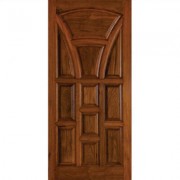 Polished Teak Wood Door, For Home, Size: 7 X 3 Ft